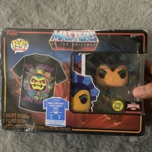 Funko Pop SET Masters of the Universe T Shirt Sz L NEW